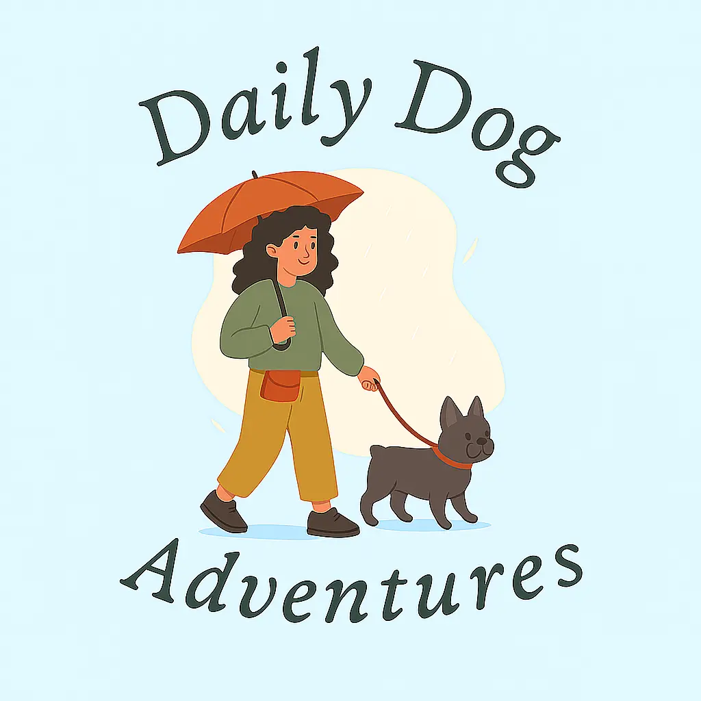Daily Dog Adventures - логотип лапы собаки